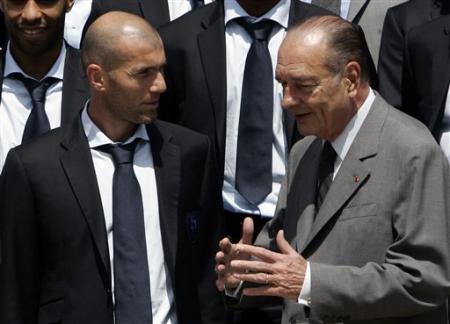 zidane avec sont